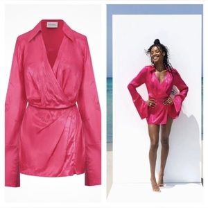 Rat and Boa Paloma dress - pink - small